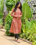 NEW ARRIVAL COTTON FLOWER PRINTED KURTI CASUAL WEAR WHOLESALE PRICE ETHNIC GARMENT (3)