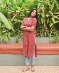 NEW ARRIVAL COTTON FLOWER PRINTED KURTI CASUAL WEAR WHOLESALE PRICE ETHNIC GARMENT (8)