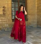 NEW ARRIVAL CREEP SILK EMBROIDERY SEQUENCE WORK TOP PATIYALA WITH DUPATTA PARTY WEAR WHOLESALE PRICE ETHNIC GARMENT (7)