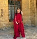 NEW ARRIVAL CREEP SILK EMBROIDERY SEQUENCE WORK TOP PATIYALA WITH DUPATTA PARTY WEAR WHOLESALE PRICE ETHNIC GARMENT (7)