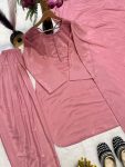 NEW ARRIVAL CREPE SILK FANCY BUTTON WORK TOP PATIYALA WITH DUPATTA FESTIVE WEAR WHOLESALE PRICE ETHNIC GARMENT (4)