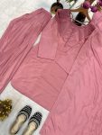 NEW ARRIVAL CREPE SILK FANCY BUTTON WORK TOP PATIYALA WITH DUPATTA FESTIVE WEAR WHOLESALE PRICE ETHNIC GARMENT (4)