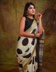 NEW ARRIVAL GAJI SILK AJRAKH WORK SAREE WITH UNSTITCHED BLOUSE DAILY WEAR WHOLESALE PRICE ETHNIC GARMENT (10)