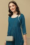 NEW ARRIVAL GEORGETTE FANCY LACE WORK KURTI FESTIVE WEAR WHOLESALE PRICE ETHNIC GARMENT (2)