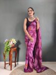 NEW ARRIVAL GEORGETTE PRINTED READY TO WEAR SAREE WITH UNSTITCHED BLOUSE FESTIVE WEAR WHOLESALE PRICE ETHNIC GARMENT (3)