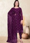 NEW ARRIVAL GEORGETTE SEQUNCE WORK TOP WITH DUPATTA FESTIVE WEAR WHOLESALE PRICE ETHNIC GARMENT (14)