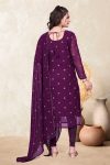 NEW ARRIVAL GEORGETTE SEQUNCE WORK TOP WITH DUPATTA FESTIVE WEAR WHOLESALE PRICE ETHNIC GARMENT (14)