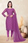 NEW ARRIVAL GEORGETTE SEQUNCE WORK TOP WITH DUPATTA FESTIVE WEAR WHOLESALE PRICE ETHNIC GARMENT (16)