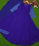 NEW ARRIVAL GEORGETTE WITH DIGITAL PRINTED WORK SLEEVE ANARKALI GOWN WITH DUPATTA FESTIVE WEAR WHOLESALE PRICE ETHNIC GARMENT (3)