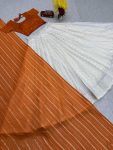 NEW ARRIVAL JACQUARD SILK LEHENGA CHOLI WITH DUPATTA WEDDING WEAR WHOLESALE PRICE ETHNIC GARMENT (5)