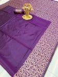 NEW ARRIVAL LICHI SILK JACQUARD WORK SAREE WITH UNSTITCHED BLOUSE FESTIVE WEAR WHOLESALE PRICE ETHNIC GARMENT (7)