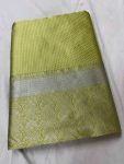 NEW ARRIVAL LICHI SILK WEAVING WORK SAREE WITH UNSTITCHED BLOUSE FESTIVE WEAR WHOLESALE PRICE ETHNIC GARMENT (5)
