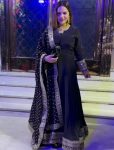 NEW ARRIVAL NATURAL CREEP MULTI CODING SEQUENCE WORK WITH EMBROIDERY WORK GOWN WITH DUPATTA PARTY WEAR WHOLESALE PRICE ETHNIC GARMENT (3)
