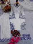 NEW ARRIVAL NATURAL CREPE EMBROIDERY AND CUT WORK TOP PATIYALA WITH DUPATTA FESTIVE WEAR WHOLESALE PRICE ETHNIC GARMENT (4)