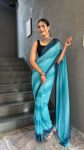 NEW ARRIVAL SOFT GEORGETTE THRE TONE SHADE READY TO WEAR DAILY WEAR WHOLESALE PRICE ETHNIC GARMENT (38)