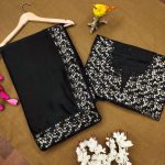NEW ARRIVAL SOFT RANGOLI SILK SEQUENCE EMBROIDERY WORK SAREE WITH UNSTITCHED BLOUSE CASUAL WEAR WHOLESALE PRICE ETHNIC GARMENT (8)