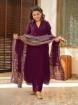 NEW ARRIVAL SOUTH COTTON PLAIN TOP BOTTOM WITH PRINTED DUPATTA FESTIVE WEAR WHOLESALE PRICE ETHNIC GARMENT (9)