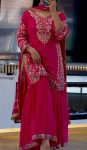 RICH LOOK CHINON EMBROIDERY SEQUENCE WORK TOP SHARARA WITH DUPATTA FESTIVE WEAR WHOLESALE PRICE ETHNIC GARMENT (3)