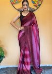 RICH LOOK CHINON THREE TONE SHADE DIGITAL PRINTED READY TO WEAR SAREE WITH UNSTITCHED BLOUSE PARTY WEAR WHOLESALE PRICE ETHNIC GARMENT (2)