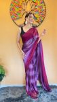 RICH LOOK CHINON THREE TONE SHADE DIGITAL PRINTED READY TO WEAR SAREE WITH UNSTITCHED BLOUSE PARTY WEAR WHOLESALE PRICE ETHNIC GARMENT (4)
