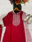 RICH LOOK CREPE EMBROIDERY AND THREAD WITH FANCY GPO LACE WORK TOP PALAZZO WITH DUPATTA FESTIVE WEAR WHOLESALE PRICE ETHNIC GARMENT (9)