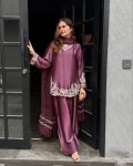 RICH LOOK CREPE SILK EMBROIDERY SEQUENCE WORK TOP PATIYALA WITH DUPATTA FESTIVE WEAR WHOLESALE PRICE ETHNIC GARMENT (3)