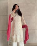 RICH LOOK GEORGETTE EMBROIDERY SEQUENCE WORK TOP PALAZZO WITH DUPATTA FESTIVE WEAR WHOLESALE PRICE ETHNIC GARMENT (3)