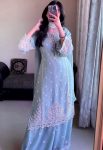 RICH LOOK GEORGETTE EMBROIDERY SEQUENCE WORK WITH FANCY LATKAN WORK TOP PALAZZO WITH DUPATTA PARTY WEAR WHOLESALE PRICE ETHNIC GARMENT (3)
