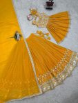RICH LOOK GEORGETTE THREAD WITH SEQUENCE WORK TOP LEHENGA WITH DUPATTA PARTY WEAR WHOLESALE PRICE ETHNIC GARMENT (13)