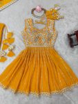 RICH LOOK GEORGETTE THREAD WITH SEQUENCE WORK TOP LEHENGA WITH DUPATTA PARTY WEAR WHOLESALE PRICE ETHNIC GARMENT (13)