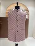RICH LOOK JACQUARD WITH WEAVING WORK MEN’S KOTI WEDDING WEAR WHOLESALE PRICE ETHNIC GARMENT (4)