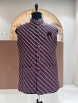 RICH LOOK JACQUARD WITH WEAVING WORK MEN'S KOTI PURPLE