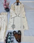 RICH LOOK NATURAL CREPE EMBROIDERY SEQUENCE WORK TOP PATIYALA WITH DUPATTA FESTIVE WEAR WHOLESALE PRICE ETHNIC GARMENT (4)