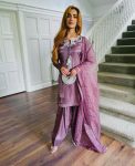 RICH LOOK NATURAL CREPE EMBROIDERY SEQUENCE WORK TOP PATIYALA WITH DUPATTA FESTIVE WEAR WHOLESALE PRICE ETHNIC GARMENT (3)