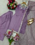 RICH LOOK NATURAL CREPE EMBROIDERY SEQUENCE WORK TOP PATIYALA WITH DUPATTA FESTIVE WEAR WHOLESALE PRICE ETHNIC GARMENT (3)