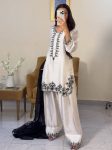 RICH LOOK NATURAL CREPE SILK EMBROIDERY SEQUENCE WORK TOP PATIYALA WITH DUPATTA FESTIVE WEAR WHOLESALE PRICE ETHNIC GARMENT (4)