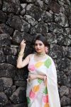 RICH LOOK SOFT LICHI SILK JACQUARD WORK SAREE WITH UNSTITCHED BLOUSE CASUAL WEAR WHOLESALE PRICE ETHNIC GARMENT (4)