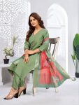 RICH LOOK VISCOSE EMBROIDERY WORK TOP BOTTOM WITH DUPATTA FESTIVE WEAR WHOLESALE PRICE ETHNIC GARMENT (6)