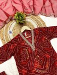 RICH LOOK VISCOSE RAYON EMBROIDERY WORK TOP BOTTOM WITH DUPATTA FESTIVE WEAR WHOLESALE PRICE ETHNIC GARMENT (2)