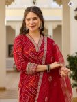 RICH LOOK VISCOSE RAYON EMBROIDERY WORK TOP BOTTOM WITH DUPATTA FESTIVE WEAR WHOLESALE PRICE ETHNIC GARMENT (2)
