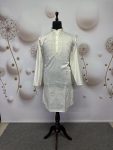 TRADITIONAL VISCOSE SILK EMBROIDERY SEQUENCE WORK MEN’S KURTA WITH PAYJAMA (3)