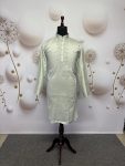 TRADITIONAL VISCOSE SILK EMBROIDERY SEQUENCE WORK MEN’S KURTA WITH PAYJAMA (2)