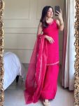 TRENDING NATURAL CREPE EMBROIDERY SEQUENCE WORK TOP PATIYALA WITH DUPATTA FESTIVE WEAR WHOLESALE PRICE ETHNIC GARMENT (3)