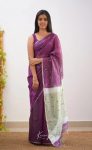 TRENDING SOFT COTTON WEAVING JAQUARD BORDER WORK SAREE WITH UNSTITCHED BLOUSE PARTY WEAR WHOLESALE PRICE ETHNICGARMENT (30)