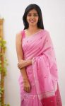 TRENDING SOFT COTTON WEAVING JAQUARD BORDER WORK SAREE WITH UNSTITCHED BLOUSE PARTY WEAR WHOLESALE PRICE ETHNICGARMENT (8)