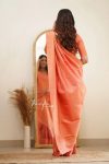 TRENDING SOFT LICHI SILK JACQUARD WORK SAREE WITH UNSTITCHED BLOUSE CASUAL WEAR WHOLESALE PRICE ETHNIC GARMENT (2)