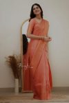 TRENDING SOFT LICHI SILK JACQUARD WORK SAREE WITH UNSTITCHED BLOUSE CASUAL WEAR WHOLESALE PRICE ETHNIC GARMENT (2)