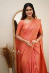 TRENDING SOFT LICHI SILK JACQUARD WORK SAREE WITH UNSTITCHED BLOUSE CASUAL WEAR WHOLESALE PRICE ETHNIC GARMENT (2)
