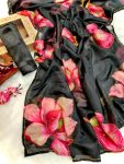 TRENDING TABBY ORGANZA FLORAL PRINT WITH CUTDANA HANDWORK SAREE WITH UNSTITCHED BLOUSE DAILY WEAR WHOLESALE PRICE ETHNIC GARMENT (25)