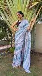 1ATTRACTIVE GEORGETTE DIGITAL PRINTED READY TO WEAR SAREE WITH UNSTITCHED BLOUSE PARTY WEAR WHOLESALE PRICE ETHNIC GARMENT(25)